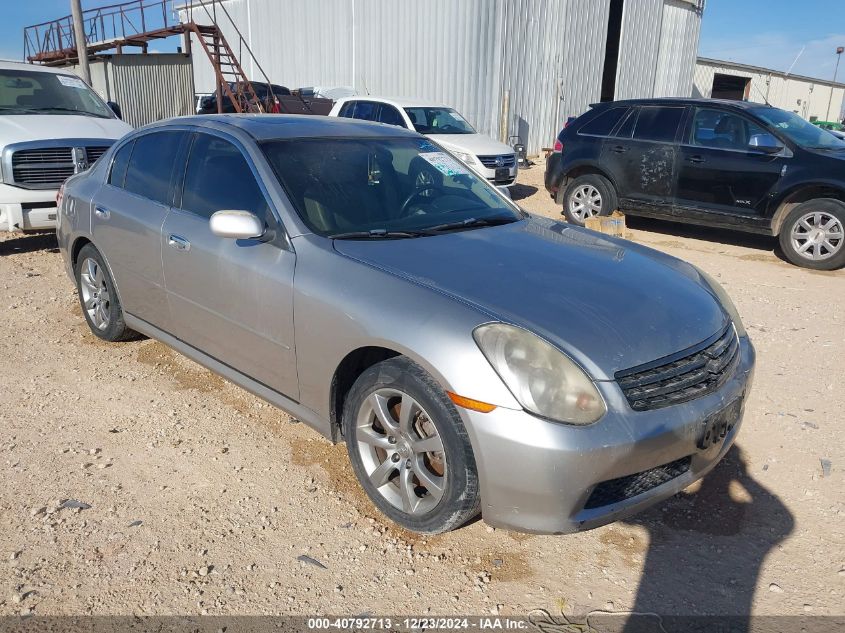 2005 Infiniti G35 VIN: JNKCV51E65M225012 Lot: 40792713