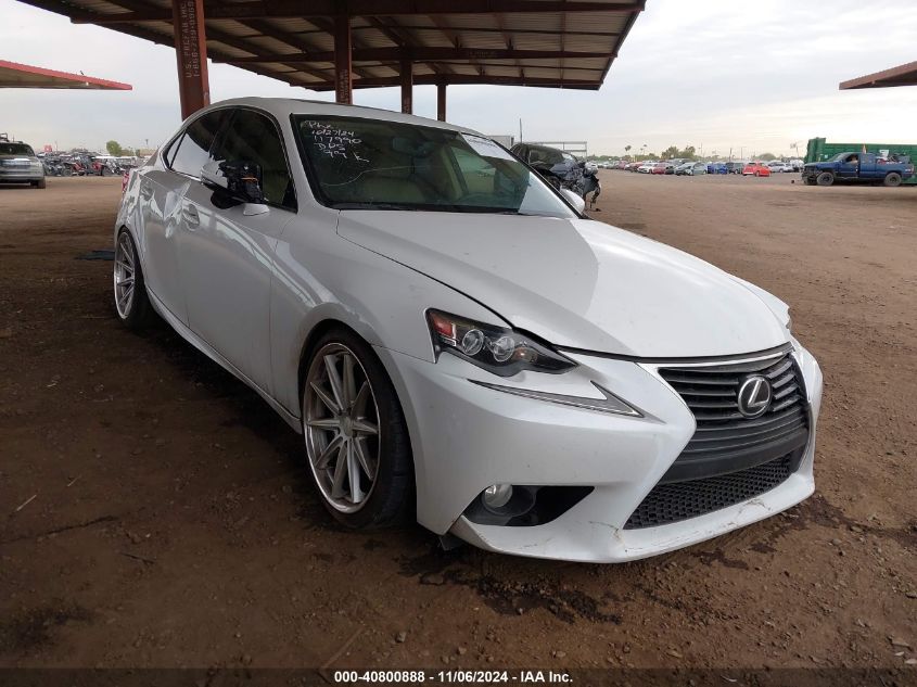 2014 Lexus Is 350 VIN: JTHBE1D21E5000738 Lot: 40800888