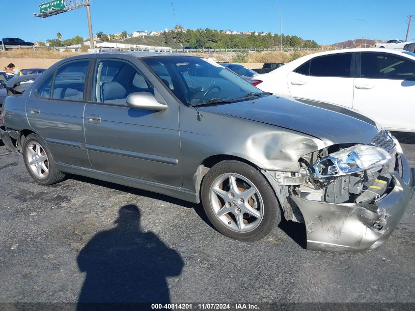 2001 Nissan Sentra Se VIN: 3N1BB51D01L125928 Lot: 40814201