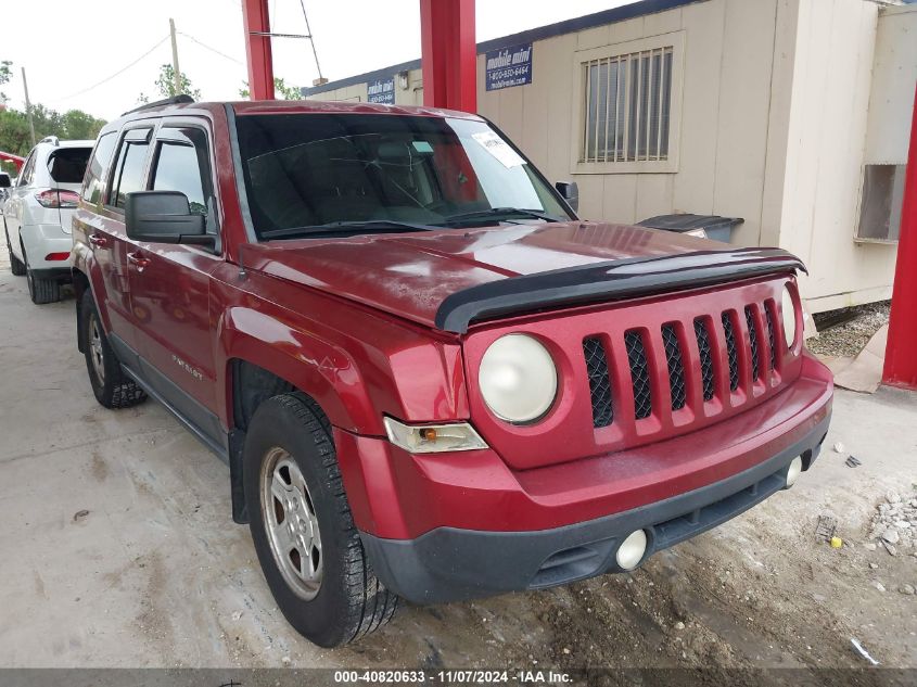 2014 Jeep Patriot Sport VIN: 1C4NJPBA6ED545542 Lot: 40820633