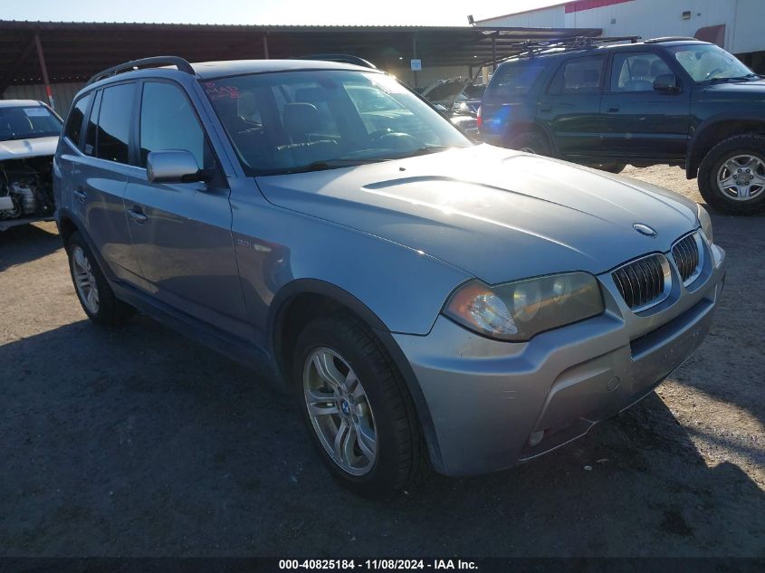 2006 BMW X3 3.0I VIN: WBXPA93456WG84389 Lot: 40825184