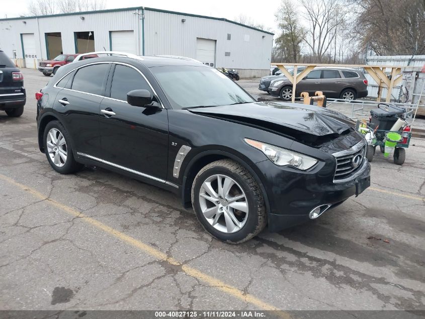 2015 Infiniti Qx70 VIN: JN8CS1MW1FM480244 Lot: 40827125