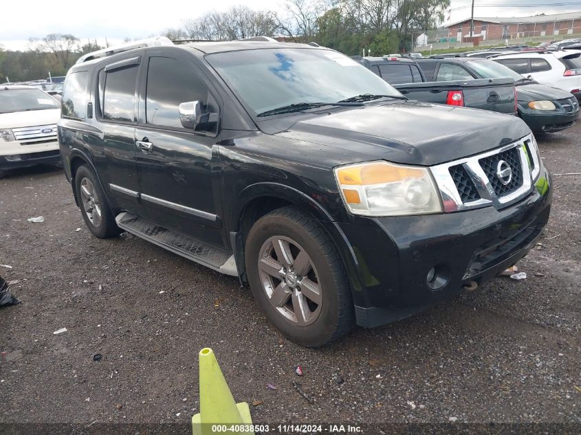 2010 Nissan Armada Platinum VIN: 5N1BA0NF4AN613810 Lot: 40838503