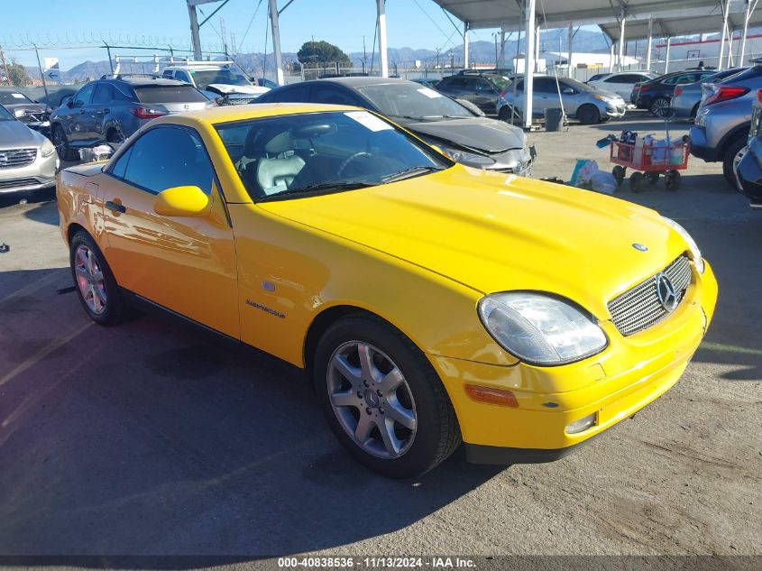 1998 Mercedes-Benz Slk 230 VIN: WDBKK47F7WF048569 Lot: 40838536