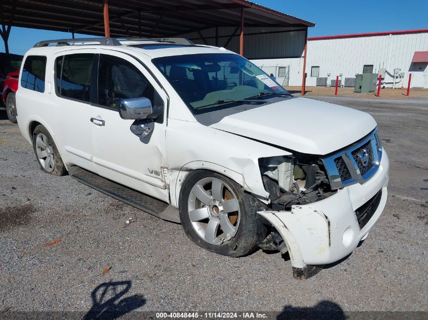 2008 Nissan Armada Le VIN: 5N1BA08D08N605627 Lot: 40848445