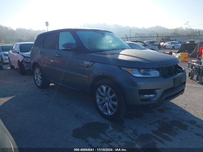 2015 Land Rover Range Rover Sport 3.0L V6 Supercharged Hse VIN: SALWR2VF3FA612794 Lot: 40854541