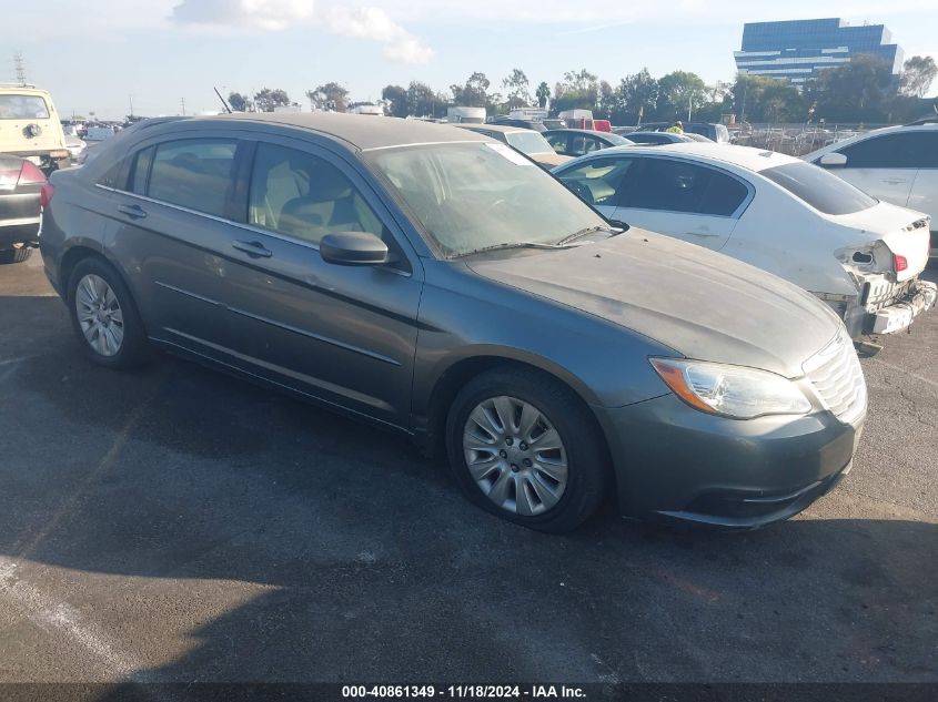 2012 Chrysler 200 Lx VIN: 1C3CCBAB9CN205375 Lot: 40861349