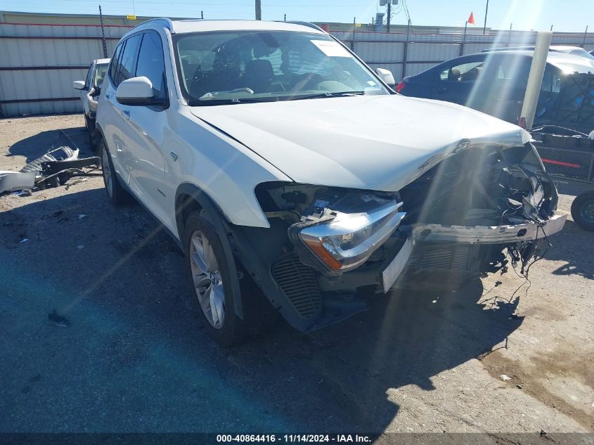 2015 BMW X3 xDrive28I VIN: 5UXWX9C53F0D48452 Lot: 40864416