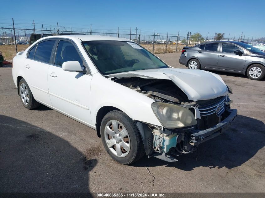 2008 Kia Optima Lx VIN: KNAGE123985203526 Lot: 40865385