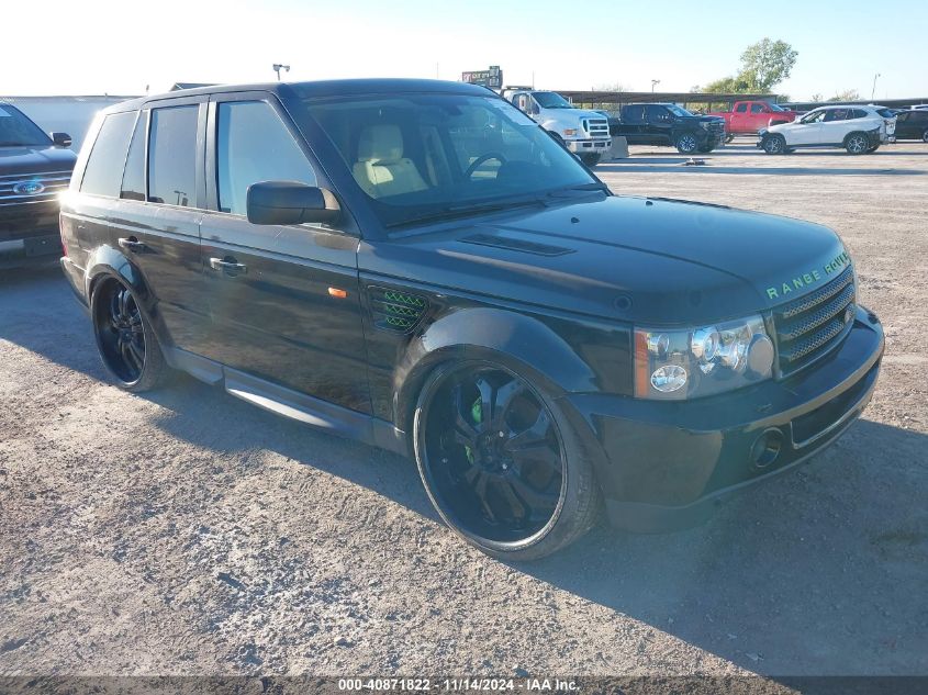 2008 Land Rover Range Rover Sport VIN: SALSH23418A152993 Lot: 40871822