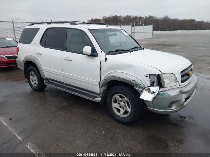 2002 Toyota Sequoia Sr5 V8 VIN: 5TDBT44A62S102610 Lot: 40884635