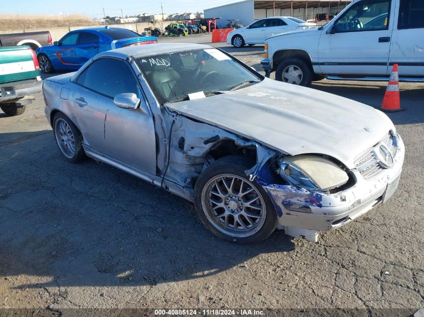 2001 Mercedes-Benz Slk 320 VIN: WDBKK65F21F224631 Lot: 40885124