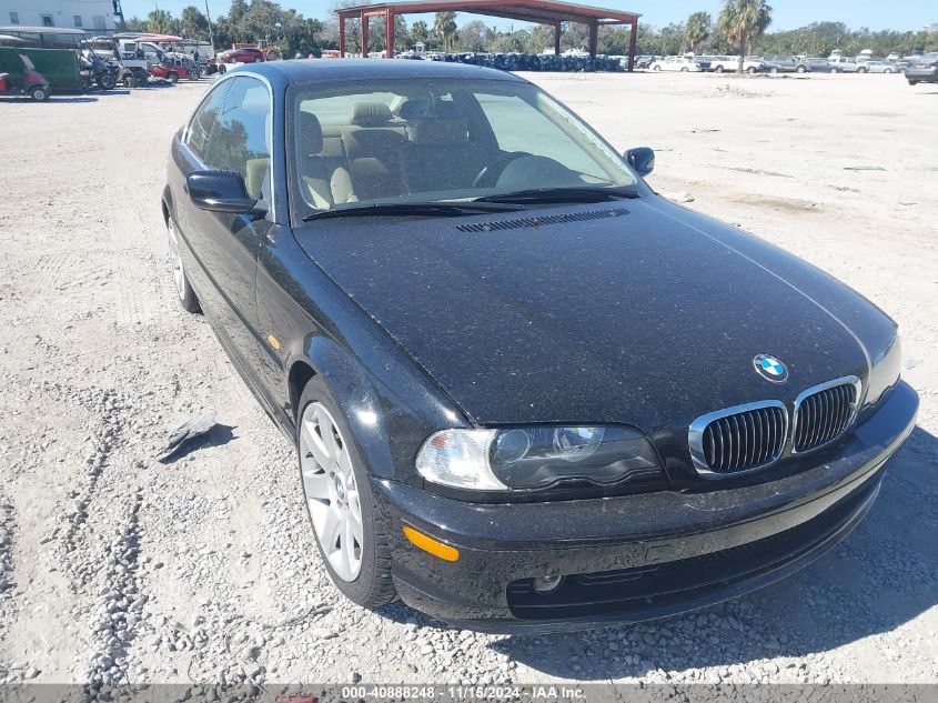 2002 BMW 325Ci VIN: WBABN33442PG55962 Lot: 40888248