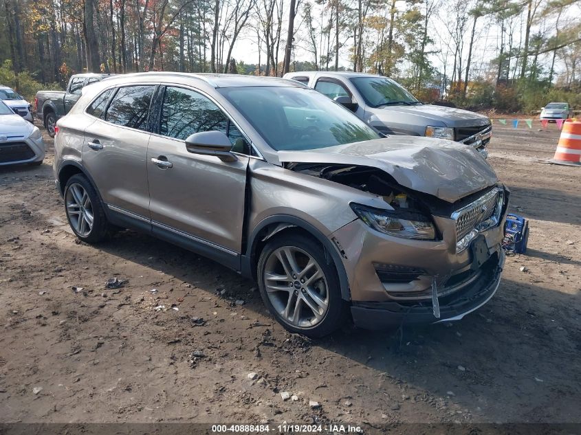 2019 Lincoln Mkc Reserve VIN: 5LMCJ3D99KUL34603 Lot: 40888484