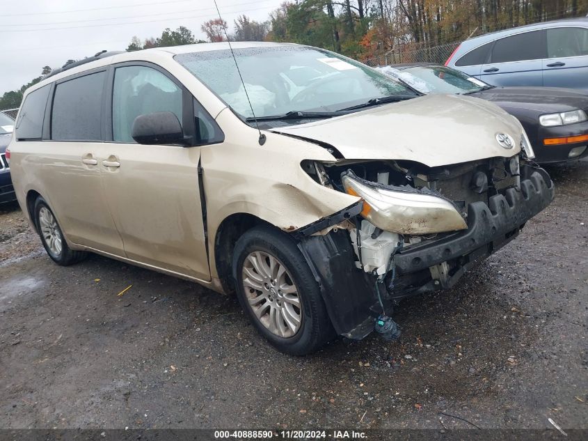 2013 Toyota Sienna Xle V6 8 Passenger VIN: 5TDYK3DC0DS376025 Lot: 40888590