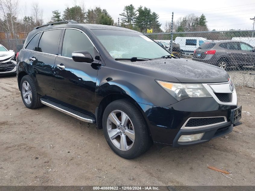 2012 Acura Mdx Technology Package VIN: 2HNYD2H30CH504673 Lot: 40889622