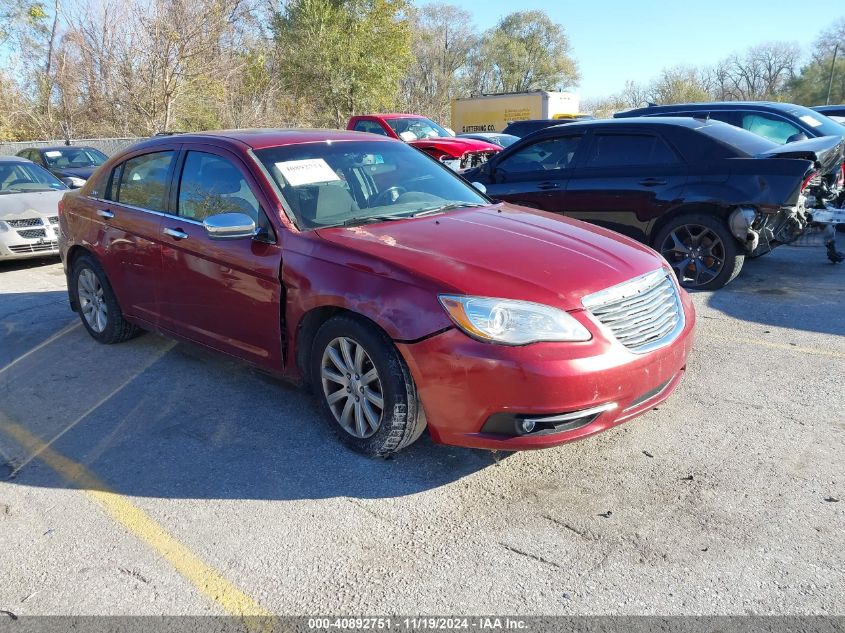 2014 Chrysler 200 Limited VIN: 1C3CCBCG2EN134192 Lot: 40892751