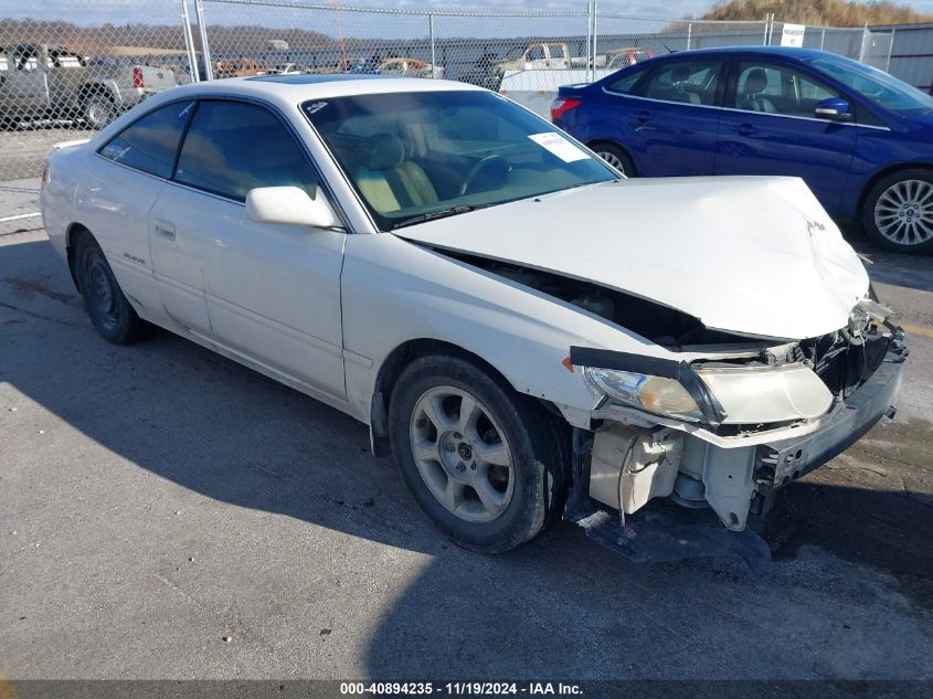 2002 Toyota Camry Solara Sle V6 VIN: 2T1CF22P62C597195 Lot: 40894235