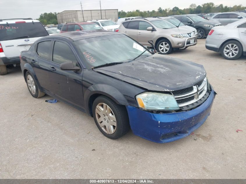 2013 Dodge Avenger Se VIN: 1C3CDZAB2DN616138 Lot: 40907613