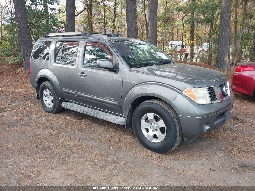 2005 Nissan Pathfinder Se Off-Road VIN: 5N1AR18UX5C721774 Lot: 40913881