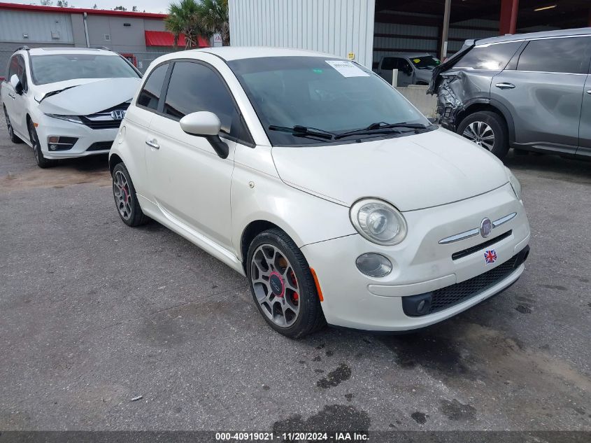 2012 Fiat 500 Sport VIN: 3C3CFFBR8CT328501 Lot: 40919021