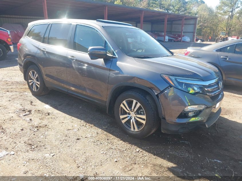 2017 Honda Pilot Ex-L VIN: 5FNYF5H76HB038135 Lot: 40938097