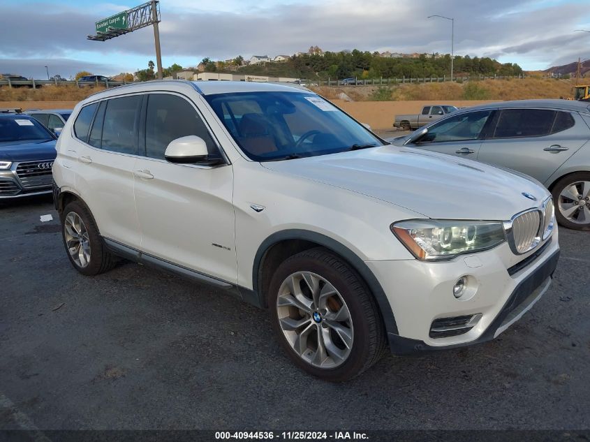 2016 BMW X3 xDrive28I VIN: 5UXWX9C58G0D70285 Lot: 40944536