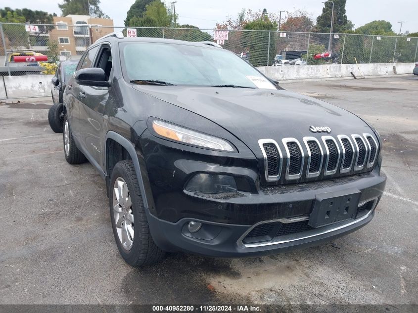 2014 Jeep Cherokee Limited VIN: 1C4PJMDS9EW290080 Lot: 40952280