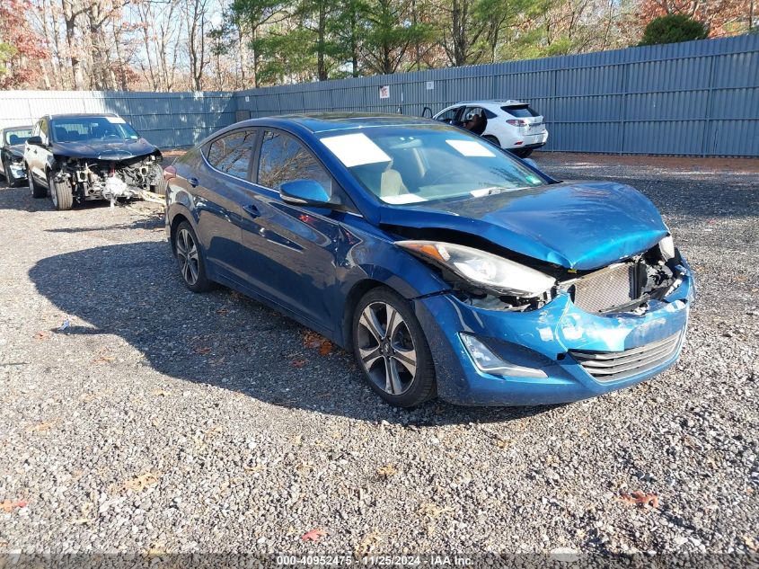 2014 Hyundai Elantra Sport VIN: KMHDH4AH3EU157376 Lot: 40952475