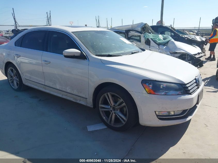 2013 Volkswagen Passat 2.0L Tdi Sel Premium VIN: 1VWCN7A36DC144766 Lot: 40953048