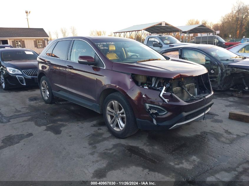 2017 Ford Edge Sel VIN: 2FMPK4J8XHBC61095 Lot: 40957030