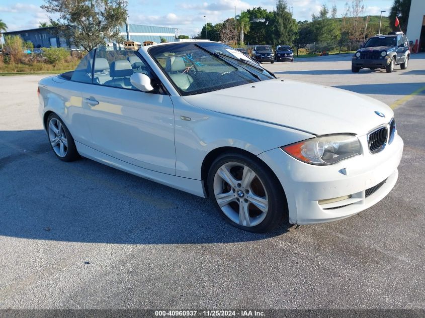 2008 BMW 128I VIN: WBAUL73538VE88089 Lot: 40960937