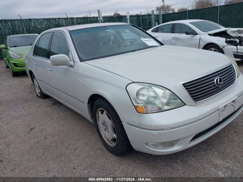 2002 Lexus Ls 430 VIN: JTHBN30F620052556 Lot: 40962962