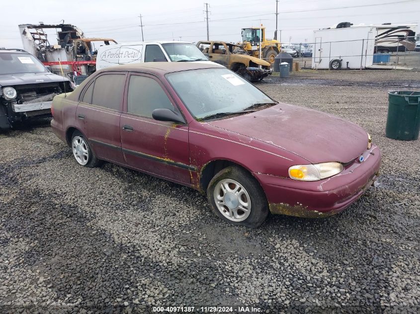 1998 Chevrolet Prizm Base Cmi VIN: 1Y1SK5283WZ416420 Lot: 40971387