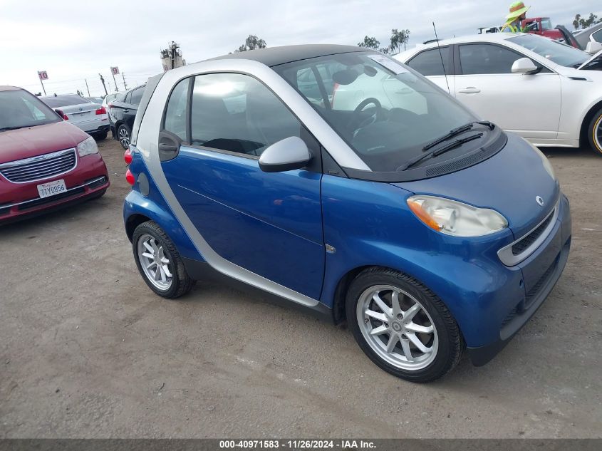 2008 Smart Fortwo Passion/Pure VIN: WMEEJ31X78K175850 Lot: 40971583