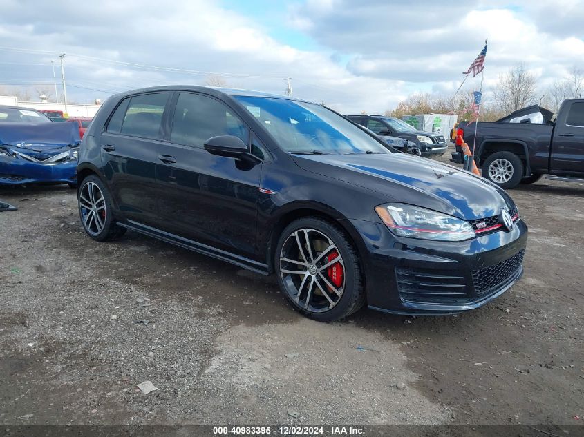 2017 Volkswagen Golf Gti Sport 4-Door VIN: 3VW447AU4HM002405 Lot: 40983395