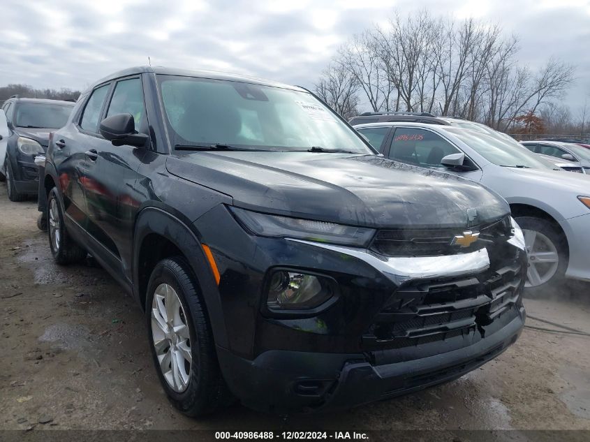 2021 Chevrolet Trailblazer Awd Ls VIN: KL79MNSL3MB002087 Lot: 40986488