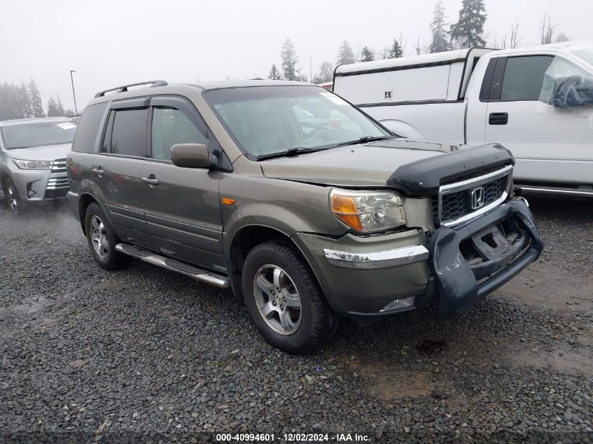 2007 Honda Pilot Ex-L VIN: 2HKYF18797H538198 Lot: 40994601