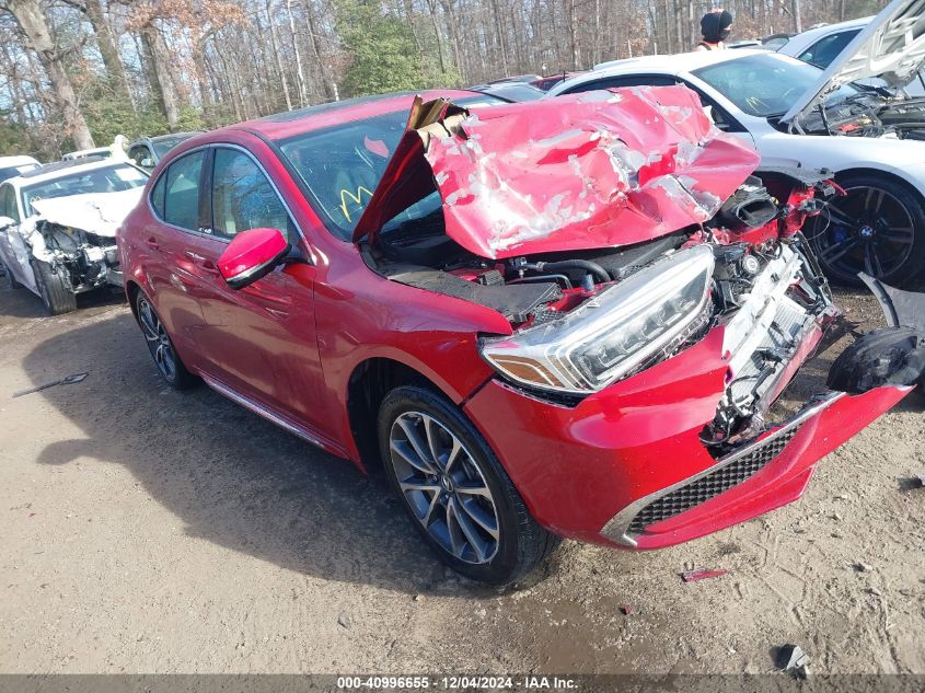 2018 Acura Tlx Tech Pkg VIN: 19UUB3F50JA002683 Lot: 40996655