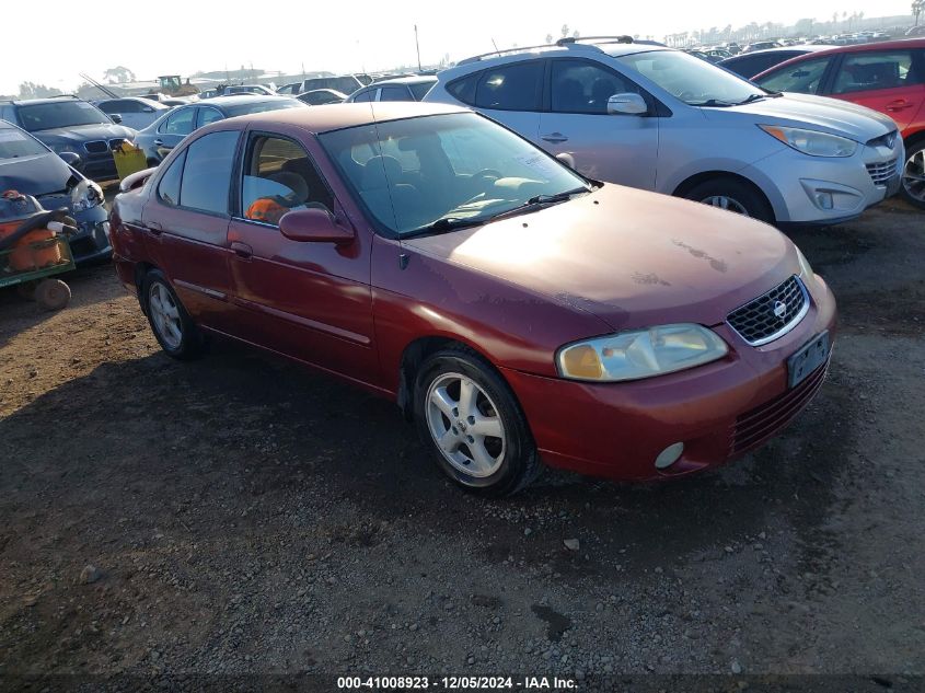 2002 Nissan Sentra Gxe VIN: 3N1CB51D32L662069 Lot: 41008923