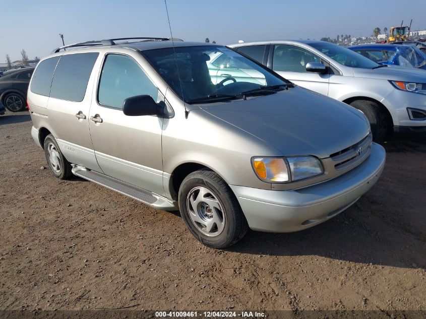 2000 Toyota Sienna Xle VIN: 4T3ZF13C3YU240989 Lot: 41009461