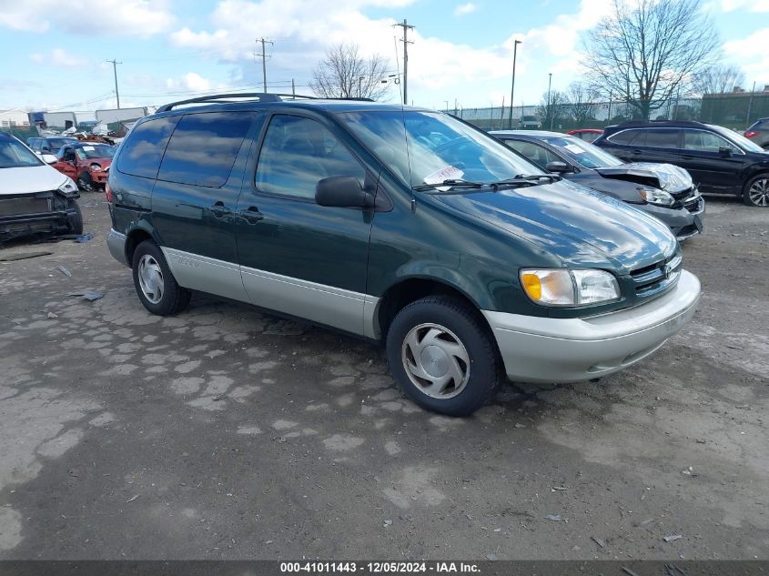 2000 Toyota Sienna Xle VIN: 4T3ZF13CXYU292281 Lot: 41011443