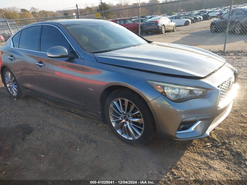 2018 Infiniti Q50 3.0T Luxe VIN: JN1EV7AP1JM365554 Lot: 41029041