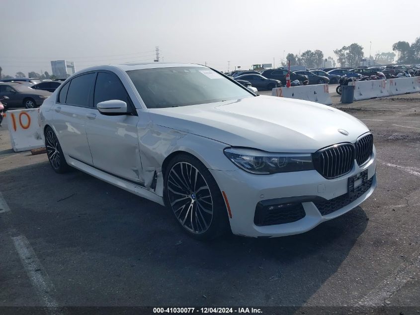 2019 BMW 740I VIN: WBA7E2C54KB217168 Lot: 41030077