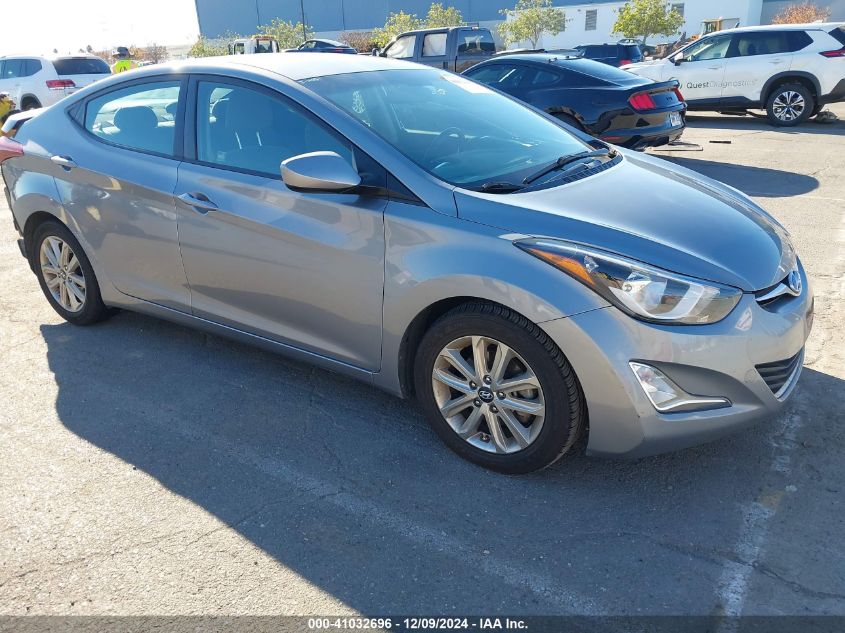 2014 Hyundai Elantra Se VIN: KMHDH4AEXEU158062 Lot: 41032696