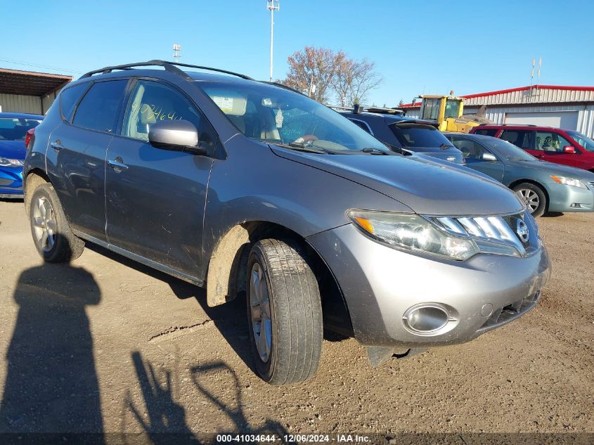 2009 Nissan Murano Sl VIN: JN8AZ18U29W012401 Lot: 41034644