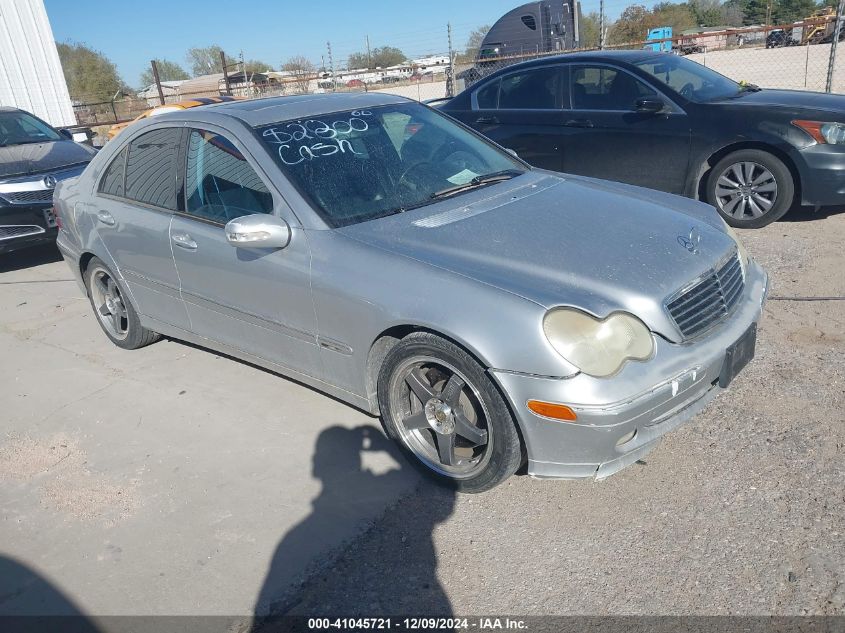 2004 Mercedes-Benz C 230 Kompressor Sport/Sport VIN: WDBRF40J74F531560 Lot: 41045721