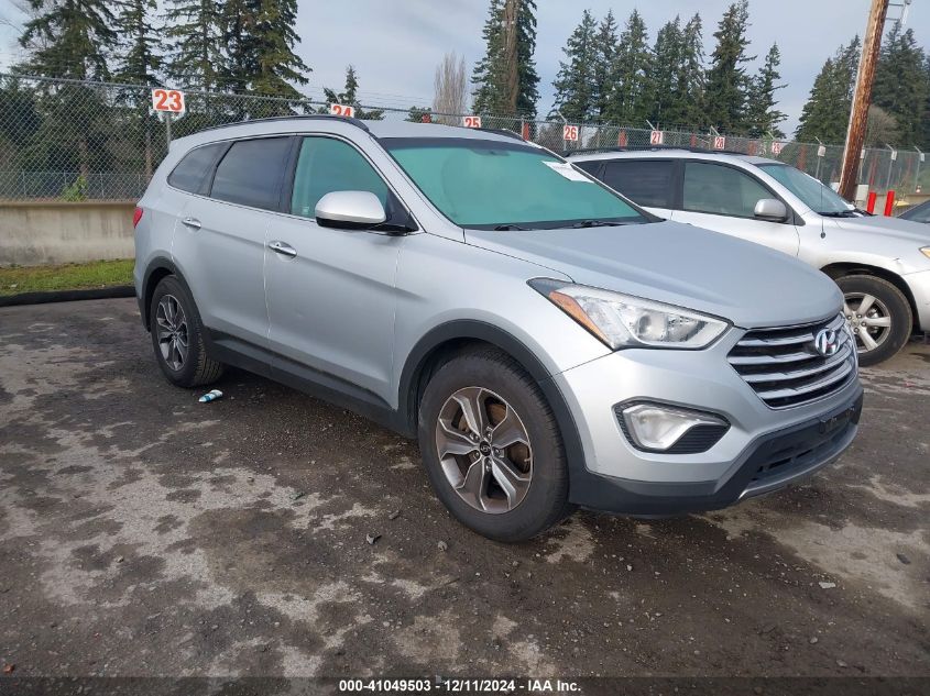 2016 Hyundai Santa Fe Se VIN: KM8SM4HF2GU155645