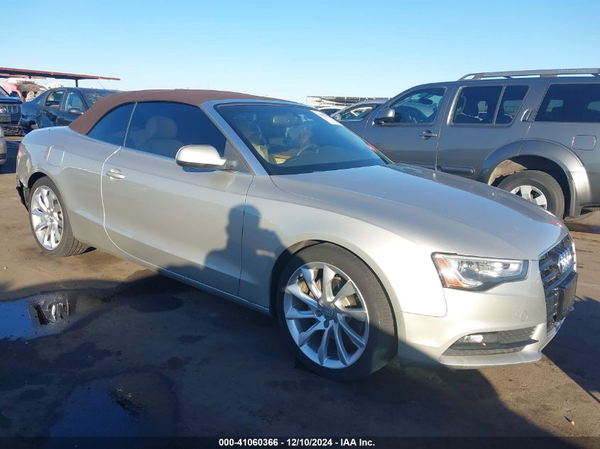 2013 Audi A5 2.0T Premium VIN: WAUVFAFH2DN005729 Lot: 41060366