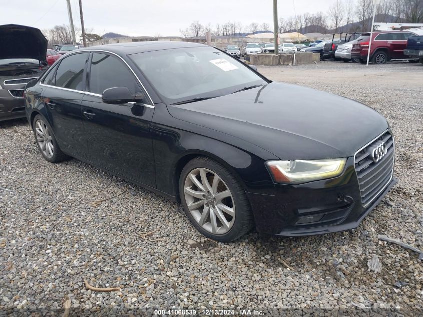 2013 Audi A4 2.0T Premium VIN: WAUFFAFL8DN014296 Lot: 41068539